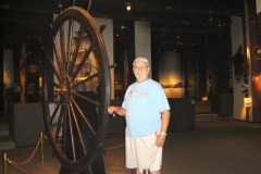 Maurice and his riverboat wheel